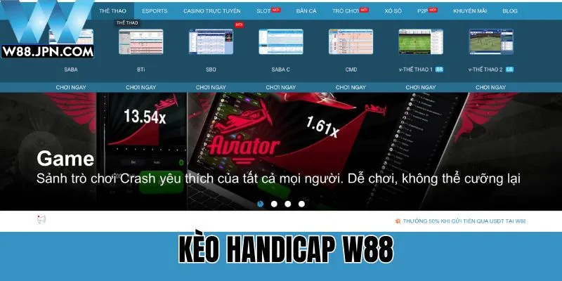 Kèo Handicap W88